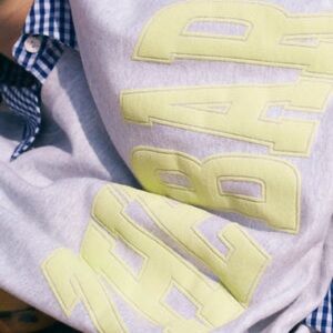 The Bar Varsity Crew in Yellow and Grey